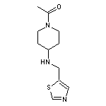 1-{4-[(1,3-thiazol-5-ylmethyl)amino]piperidin-1-yl}ethan-1-one