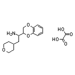 1-(2,3-dihydro-1,4-benzodioxin-2-yl)-2-(oxan-4-yl)ethan-1-amine, oxalic acid