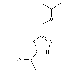 1-{5-[(propan-2-yloxy)methyl]-1,3,4-thiadiazol-2-yl}ethan-1-amine