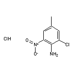 2-chloro-4-methyl-6-nitroaniline hydrochloride