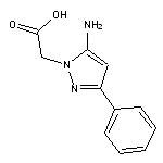 2-(5-amino-3-phenyl-1H-pyrazol-1-yl)acetic acid