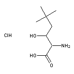 2-amino-3-hydroxy-5,5-dimethylhexanoic acid hydrochloride