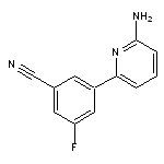 3-(6-aminopyridin-2-yl)-5-fluorobenzonitrile