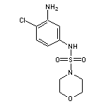 N-(3-amino-4-chlorophenyl)morpholine-4-sulfonamide