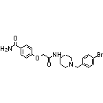 4-[({1-[(4-bromophenyl)methyl]piperidin-4-yl}carbamoyl)methoxy]benzamide