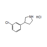 3-(3-Chlorophenyl)pyrrolidine Hydrochloride