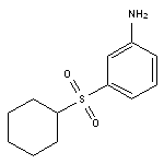 3-(cyclohexanesulfonyl)aniline