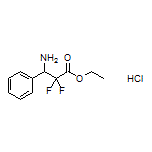 Ethyl 3-Amino-2,2-difluoro-3-phenylpropanoate Hydrochloride