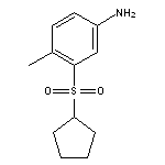 3-(cyclopentanesulfonyl)-4-methylaniline