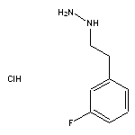 [2-(3-fluorophenyl)ethyl]hydrazine hydrochloride