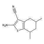 2-Amino-5,7-dimethyl-4,5,6,7-tetrahydrobenzo[b]thiophene-3-carbonitrile