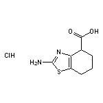 2-amino-4,5,6,7-tetrahydro-1,3-benzothiazole-4-carboxylic acid hydrochloride