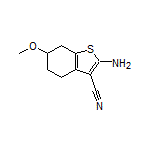 2-Amino-6-methoxy-4,5,6,7-tetrahydrobenzo[b]thiophene-3-carbonitrile