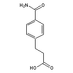 3-(4-carbamoylphenyl)propanoic acid