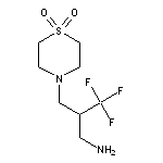 4-[3-amino-2-(trifluoromethyl)propyl]-1$l^{6},4-thiomorpholine-1,1-dione