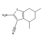 2-Amino-4,6-dimethyl-4,5,6,7-tetrahydrobenzo[b]thiophene-3-carbonitrile