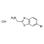 (6-bromo-1,3-benzoxazol-2-yl)methanamine hydrochloride