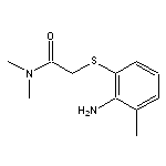 2-[(2-amino-3-methylphenyl)sulfanyl]-N,N-dimethylacetamide