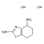 4,5,6,7-tetrahydro-1,3-benzothiazole-2,4-diamine dihydrochloride