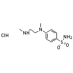 4-{methyl[2-(methylamino)ethyl]amino}benzene-1-sulfonamide hydrochloride