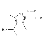 1-(3,5-dimethyl-1H-pyrazol-4-yl)ethan-1-amine dihydrochloride