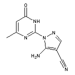 5-amino-1-(4-methyl-6-oxo-1,6-dihydropyrimidin-2-yl)-1H-pyrazole-4-carbonitrile