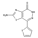 2-amino-7-(thiophen-2-yl)-4H,5H-[1,3]thiazolo[4,5-d]pyridazin-4-one