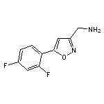 [5-(2,4-difluorophenyl)-1,2-oxazol-3-yl]methanamine