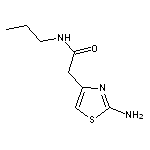 2-(2-amino-1,3-thiazol-4-yl)-N-propylacetamide