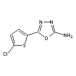 5-(5-chlorothiophen-2-yl)-1,3,4-oxadiazol-2-amine