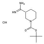 tert-butyl 3-carbamimidoylpiperidine-1-carboxylate hydrochloride