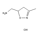 [(3-Methyl-4,5-dihydroisoxazol-5-yl)methyl]amine hydrochloride