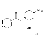 2-(4-aminopiperidin-1-yl)-1-(morpholin-4-yl)ethan-1-one dihydrochloride