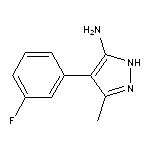 4-(3-fluorophenyl)-3-methyl-1H-pyrazol-5-amine