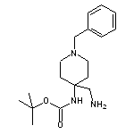 tert-butyl N-[4-(aminomethyl)-1-benzylpiperidin-4-yl]carbamate