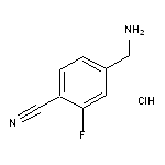 4-(aminomethyl)-2-fluorobenzonitrile hydrochloride