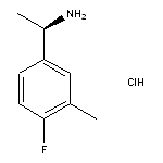 (1R)-1-(4-fluoro-3-methylphenyl)ethan-1-amine hydrochloride