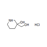 3-(hydroxymethyl)piperidin-3-ol hydrochloride