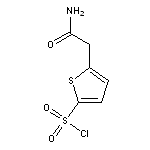 5-(carbamoylmethyl)thiophene-2-sulfonyl chloride