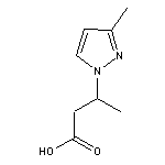 3-(3-methyl-1H-pyrazol-1-yl)butanoic acid