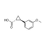 (1R,2R)-2-(3-Methoxyphenyl)cyclopropanecarboxylic Acid