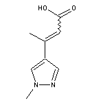 3-(1-methyl-1H-pyrazol-4-yl)but-2-enoic acid