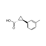 (1R,2R)-2-(m-Tolyl)cyclopropanecarboxylic Acid