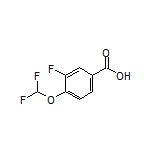 4-(Difluoromethoxy)-3-fluorobenzoic Acid