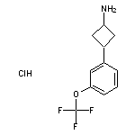 trans-3-[3-(trifluoromethoxy)phenyl]cyclobutan-1-amine hydrochloride