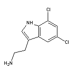 2-(5,7-dichloro-1H-indol-3-yl)ethan-1-amine