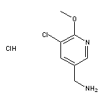 (5-chloro-6-methoxypyridin-3-yl)methanamine hydrochloride