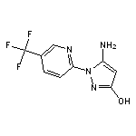 5-amino-1-[5-(trifluoromethyl)pyridin-2-yl]-1H-pyrazol-3-ol