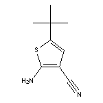 2-Amino-5-(tert-butyl)thiophene-3-carbonitrile