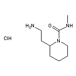 2-(2-aminoethyl)-N-methylpiperidine-1-carboxamide hydrochloride